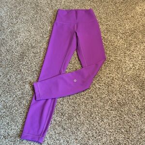 Lululemon  Wunder Train High-Rise Tight 25" Moonlit Magenta - Size 2